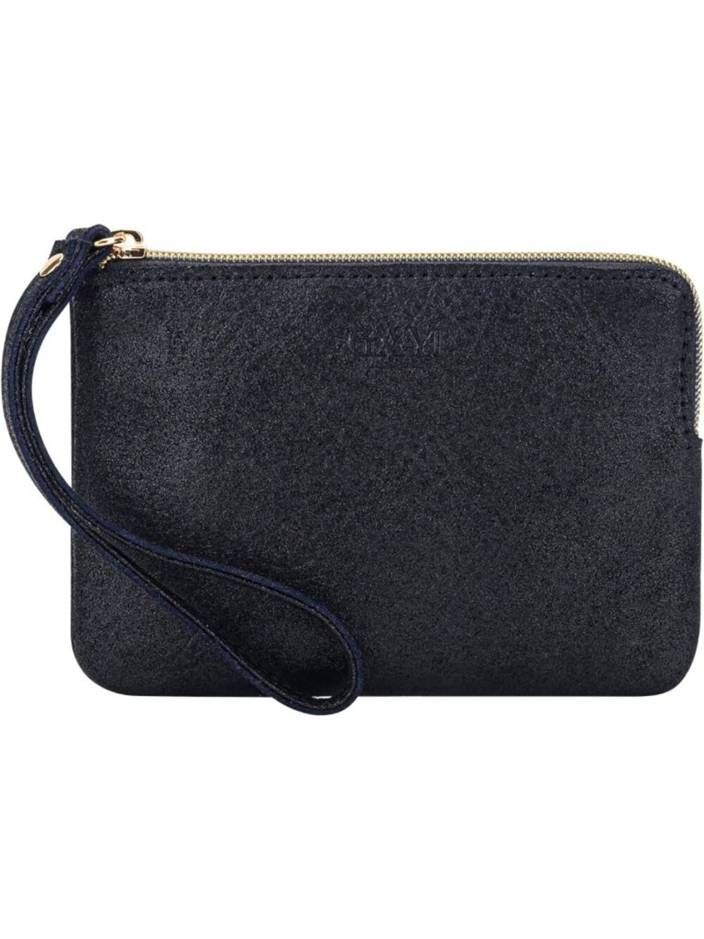 Genuine Leather Wristlet Clutch Purse for Women - Compact 4.5 x 6.5 Travel Bag